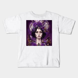 Queen of Owls 2 Higher Detail Kids T-Shirt